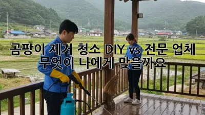 곰팡이 제거 청소: DIY vs. 전문 업체, 무엇이 나에게 맞을까요?